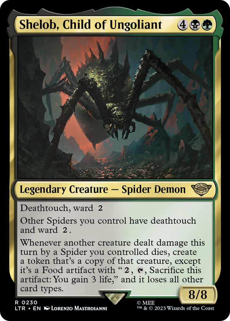 Image of Shelob, Child of Ungoliant (LTR-230) - The Lord of the Rings: Tales of Middle-earth Foil