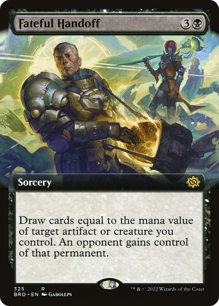 Image of Fateful Handoff (Extended Art) (BRO-325) - The Brothers' War: (Extended Art)