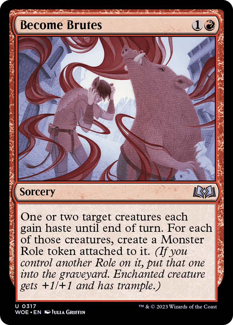 Image of Become Brutes (WOE-317) - Wilds of Eldraine Foil