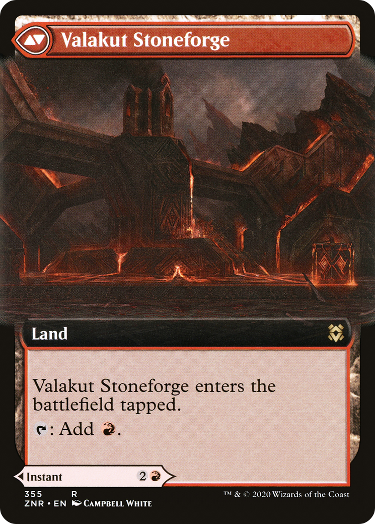 Image of Valakut Awakening (Extended Art) (ZNR-355) - Zendikar Rising: (Extended Art) Foil