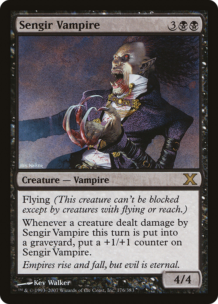 Image of Sengir Vampire (10E-176) - Tenth Edition
