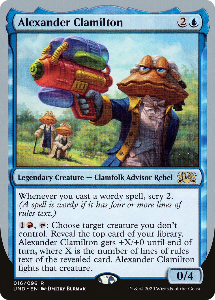 Image of Alexander Clamilton (UND-016) - Unsanctioned