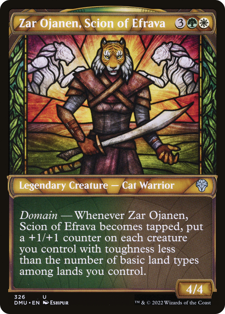 Image of Zar Ojanen, Scion of Efrava (Showcase) (DMU-326) - Dominaria United: (Showcase)