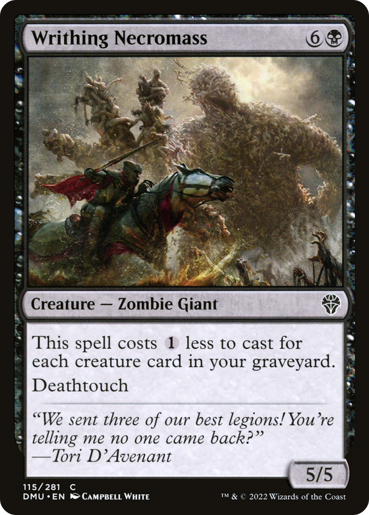 Image of Writhing Necromass (DMU-115) - Dominaria United Foil