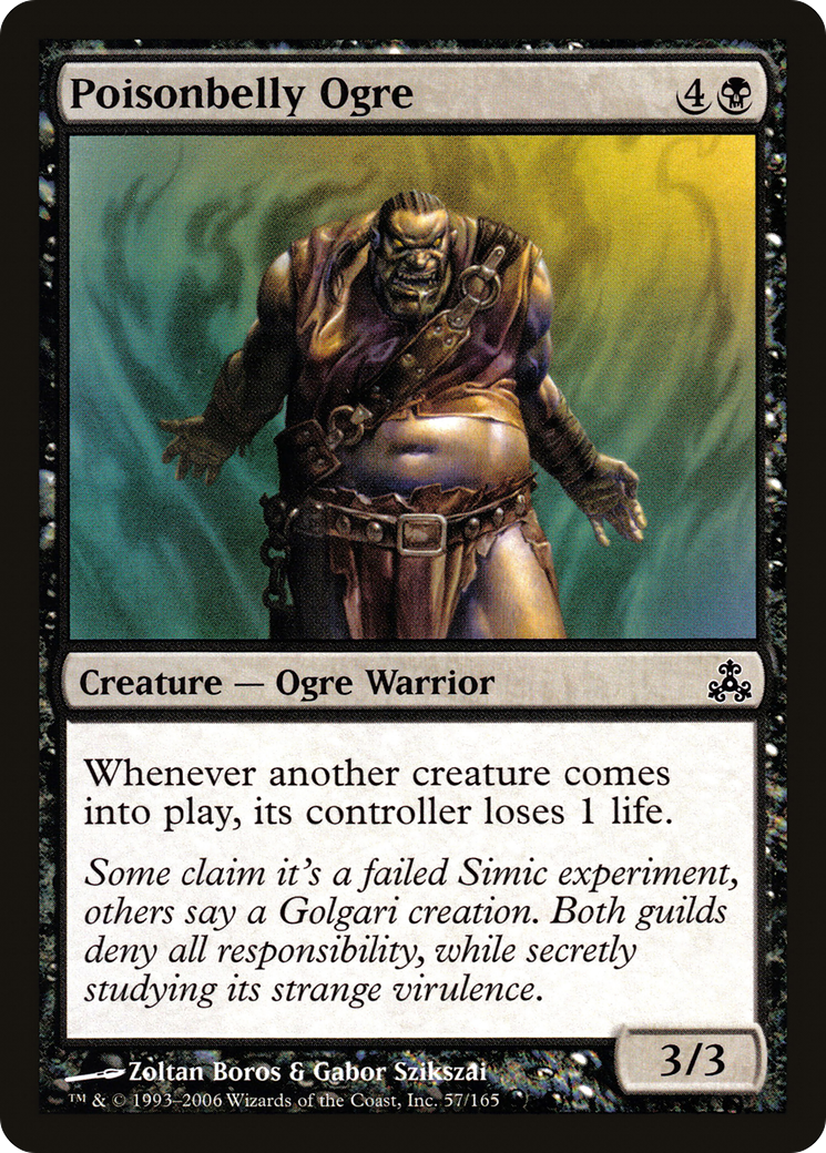 Image of Poisonbelly Ogre (GPT-057) - Guildpact Foil