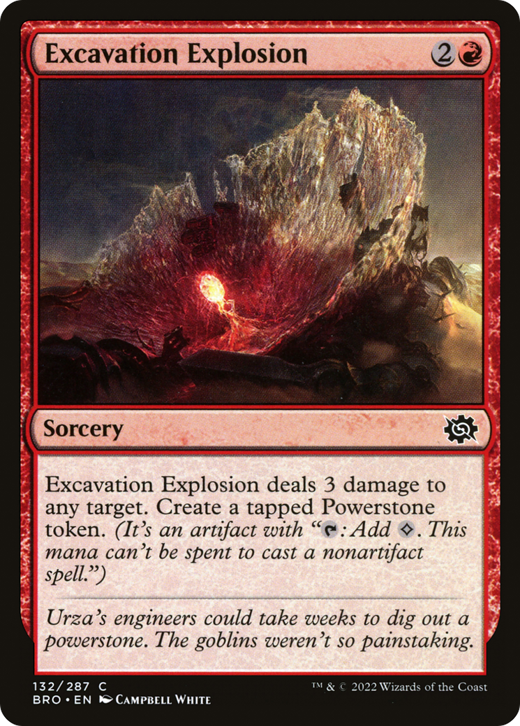 Image of Excavation Explosion (BRO-132) - The Brothers' War