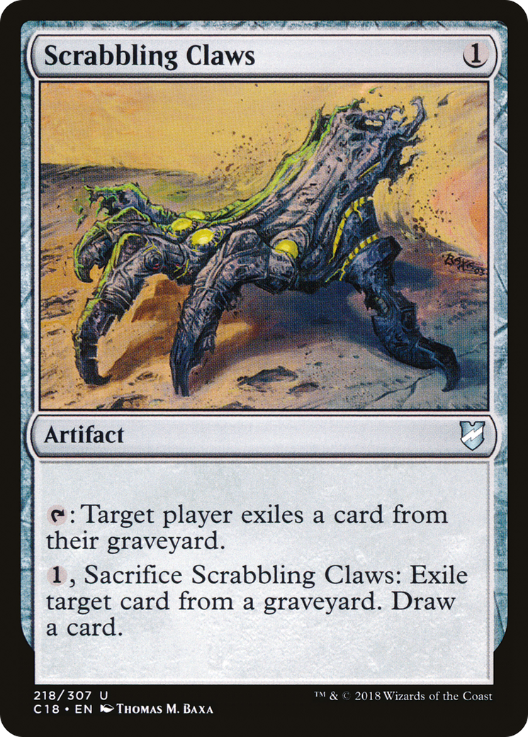 Image of Scrabbling Claws (C18-218) - Commander 2018