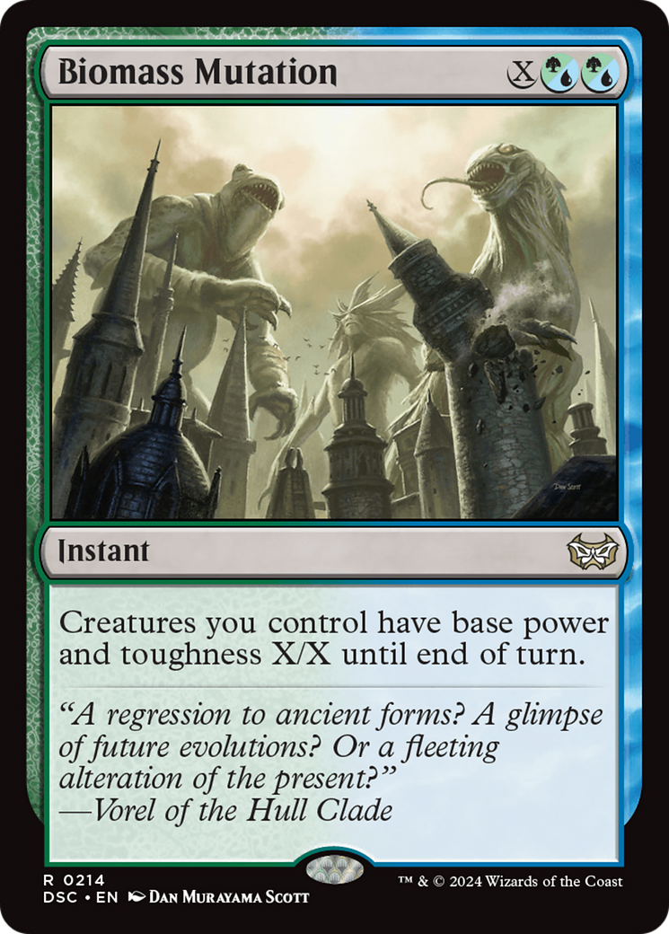 Image of Biomass Mutation (DSC-214) - Duskmourn: House of Horror Commander