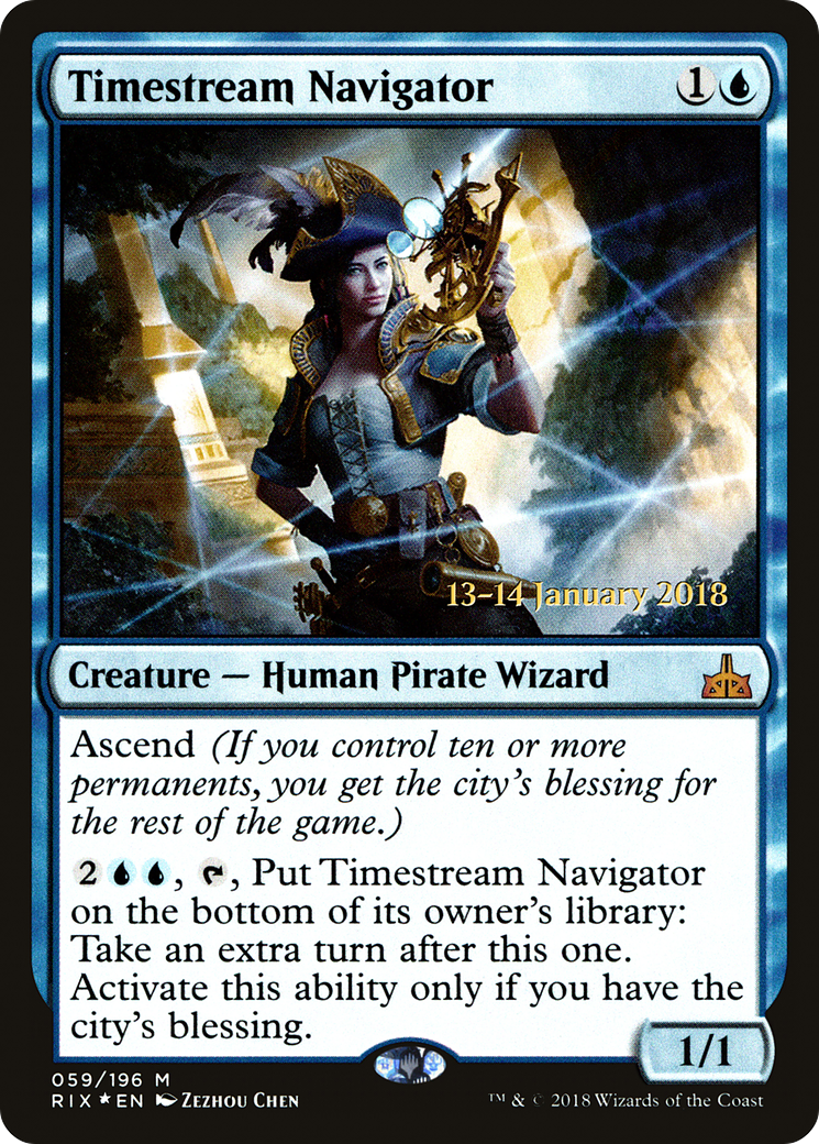 Image of Timestream Navigator (PRE-059) - Rivals of Ixalan Promos Foil