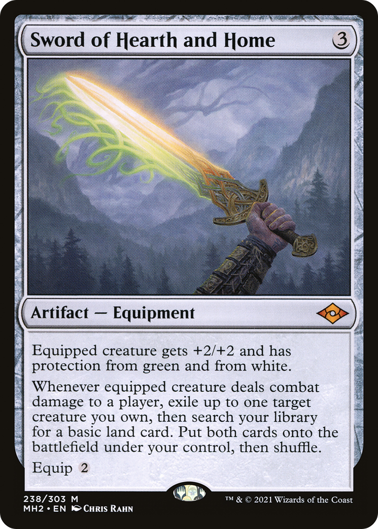 Image of Sword of Hearth and Home (MH2-238) - Modern Horizons 2 Foil