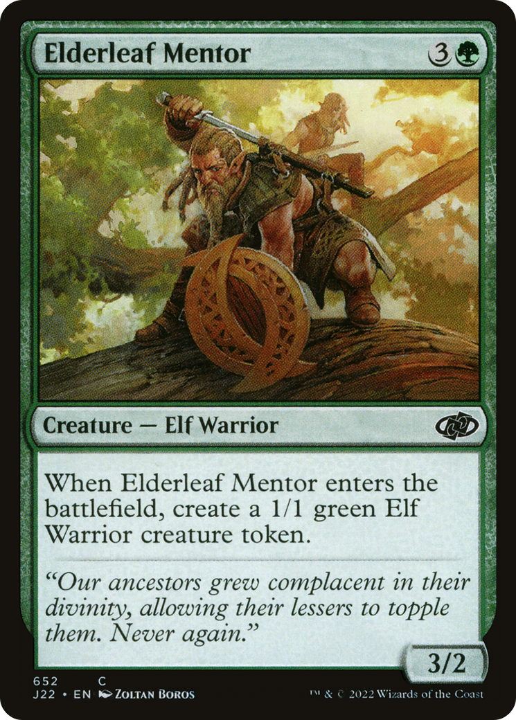 Image of Elderleaf Mentor (J22-652) - Jumpstart 2022