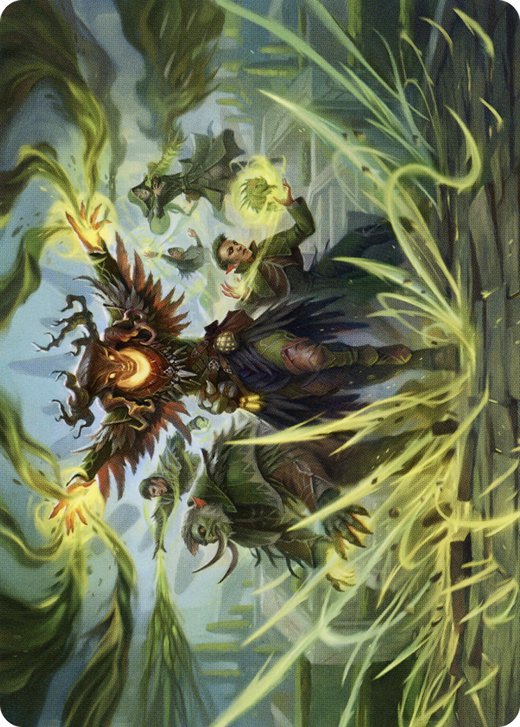 Image of Witherbloom Command // Witherbloom Command (ASTX-045) - Strixhaven Art Series (Borderless) Foil