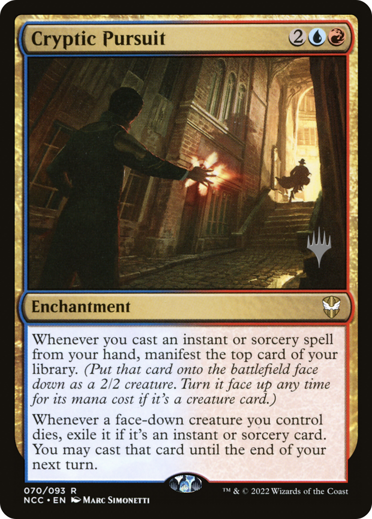 Image of Cryptic Pursuit (PPSNC-070) - New Capenna Commander Promos Foil