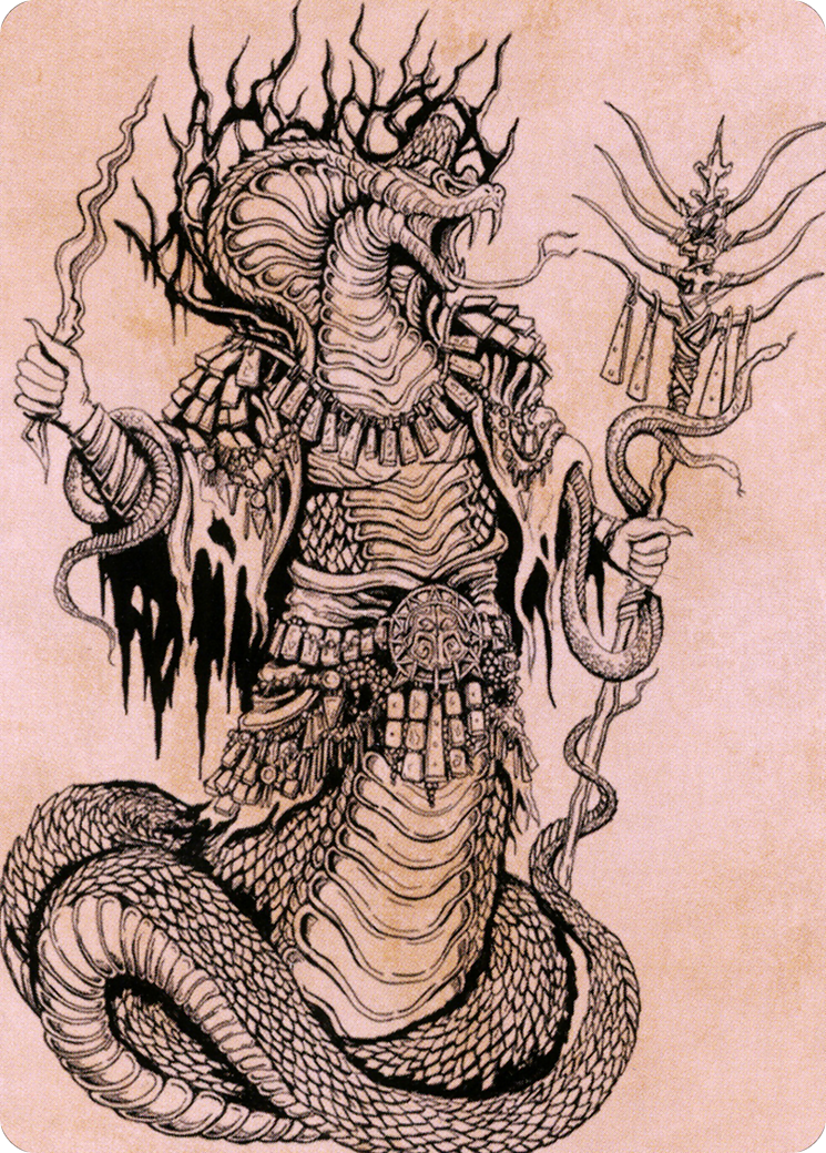 Image of Sivriss, Nightmare Speaker // Sivriss, Nightmare Speaker (ACLB-051) - Battle for Baldur's Gate Art Series (Borderless) Foil
