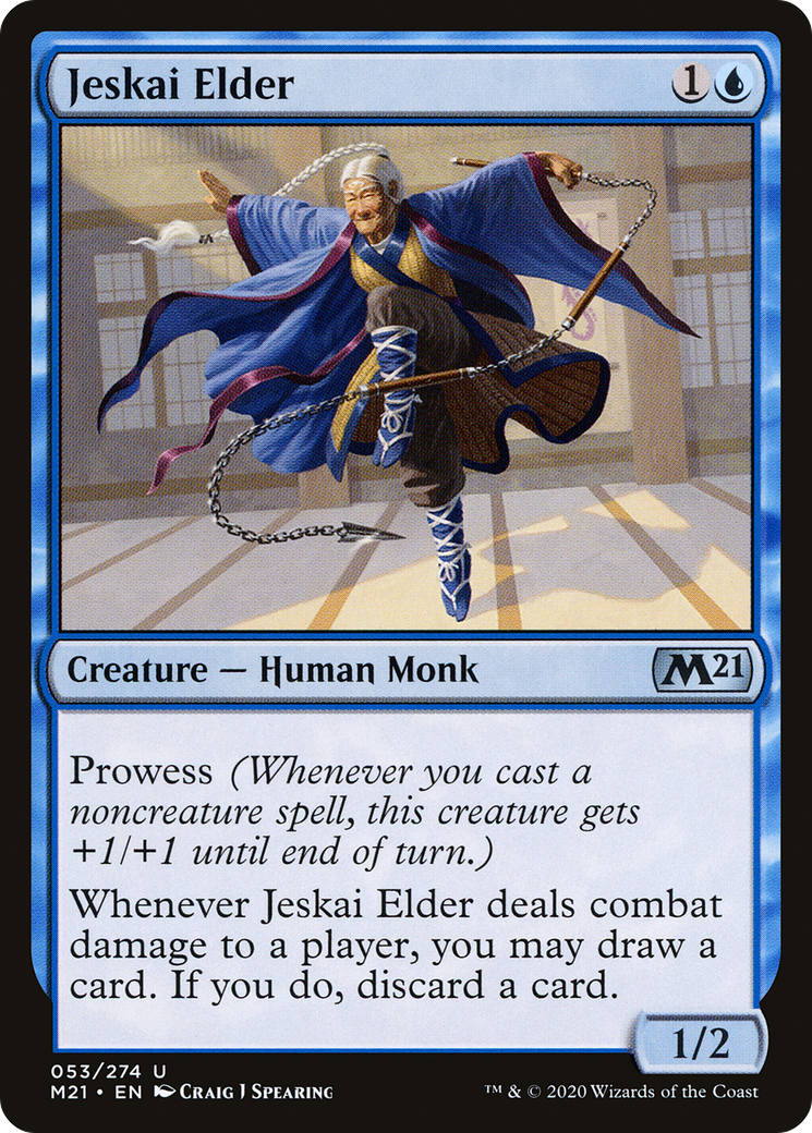 Image of Jeskai Elder (M21-053) - Core Set 2021