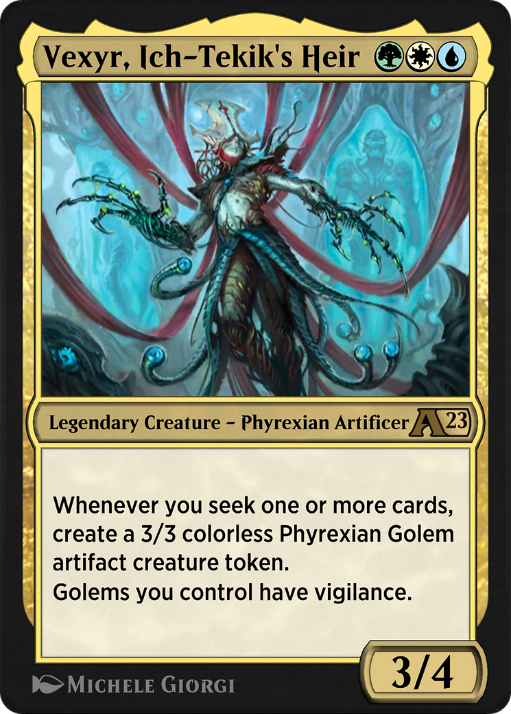 Image of Vexyr, Ich-Tekik's Heir (YONE-029) - Alchemy: Phyrexia