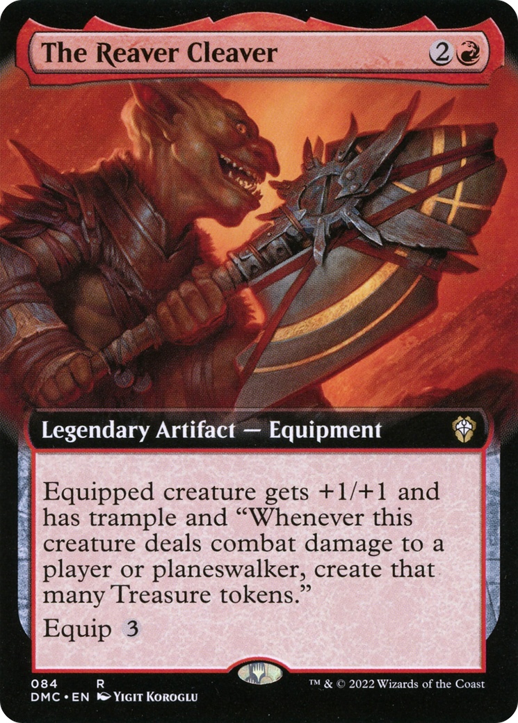 Image of The Reaver Cleaver (Extended Art) (DMC-084) - Dominaria United Commander: (Extended Art)
