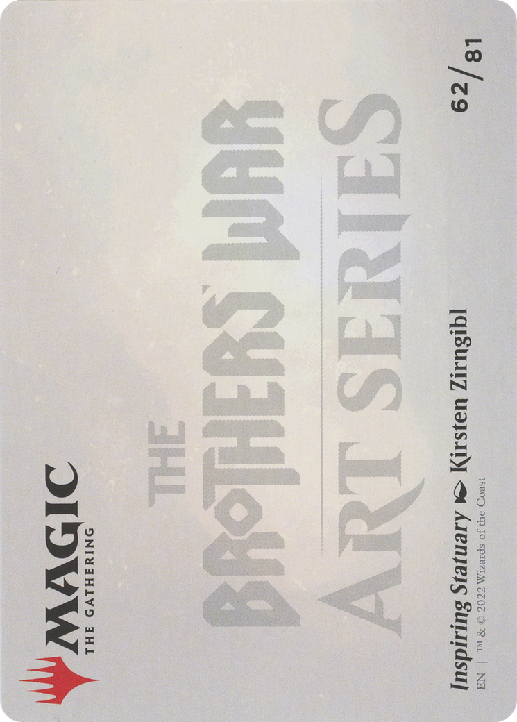 Image of Inspiring Statuary // Inspiring Statuary (ABRO-062) - The Brothers' War Art Series (Borderless) Foil