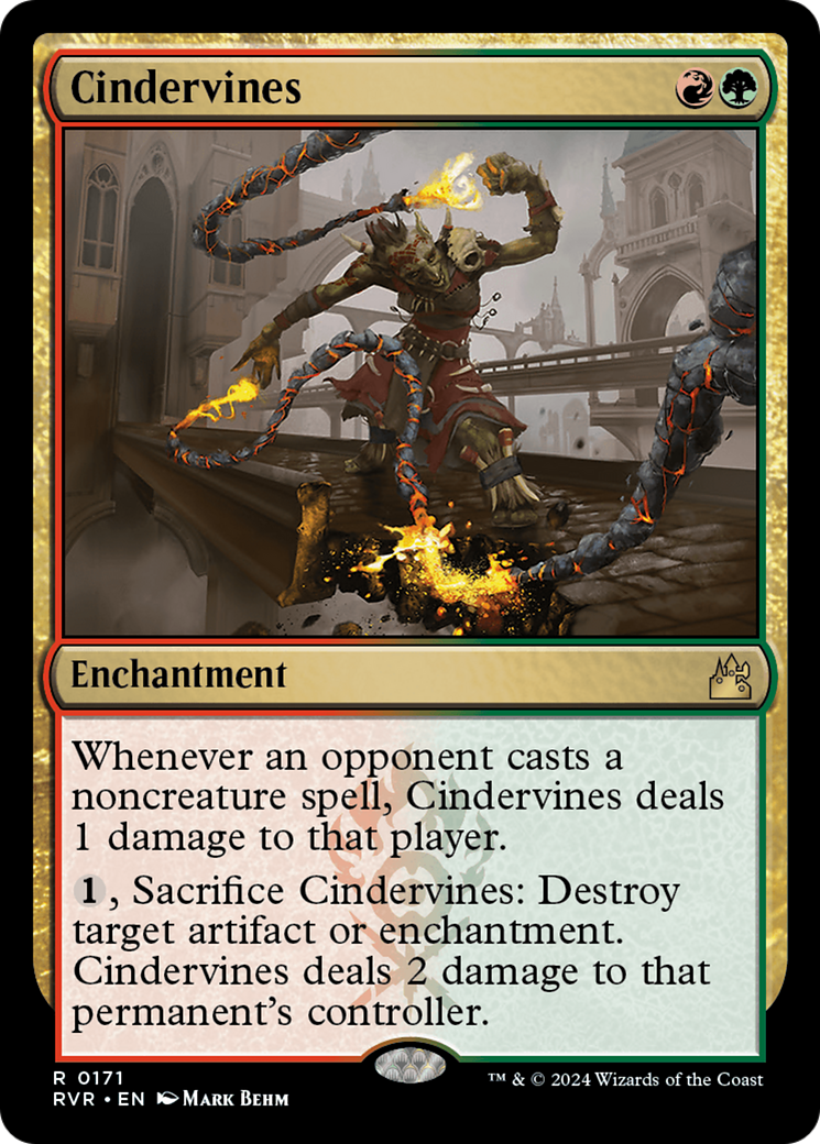 Image of Cindervines (RVR-171) - Ravnica Remastered Foil