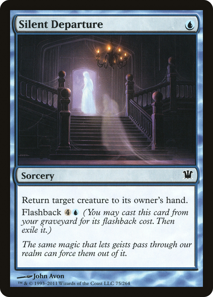 Image of Silent Departure (ISD-075) - Innistrad Foil