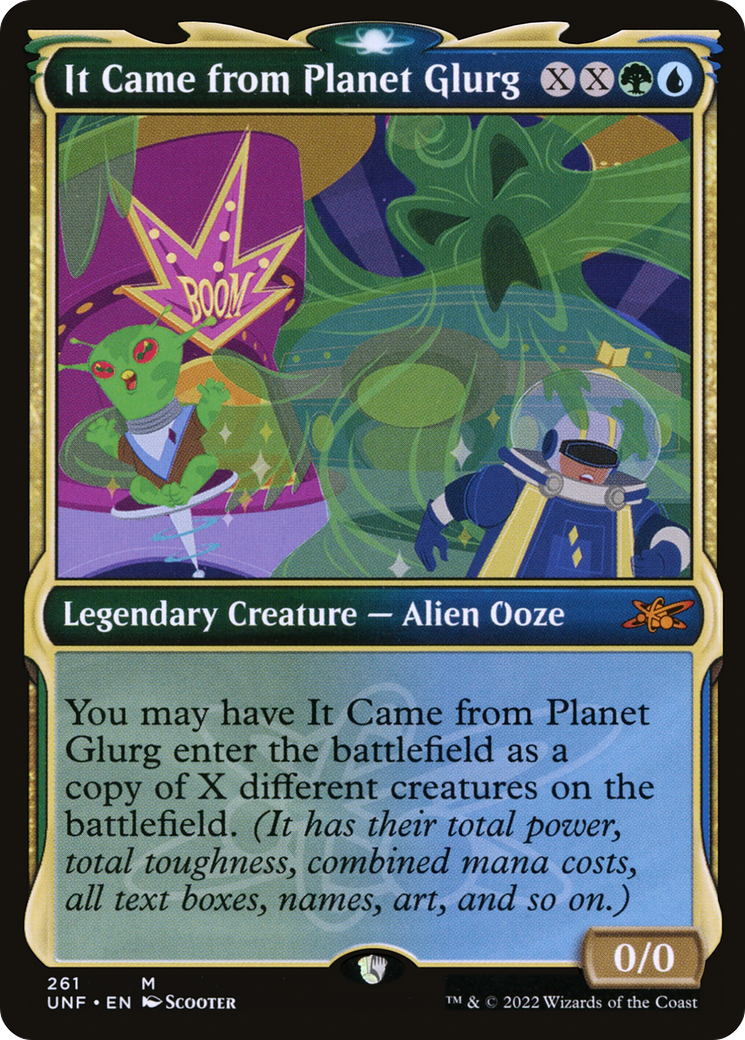 Image of It Came from Planet Glurg (Showcase) (UNF-261) - Unfinity: (Showcase) Foil