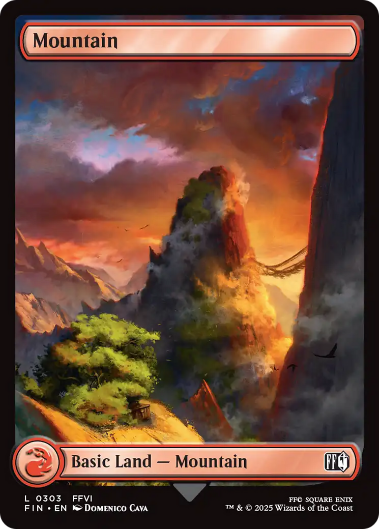 Image of Mountain (0303) (FIN-303) - FINAL FANTASY Foil