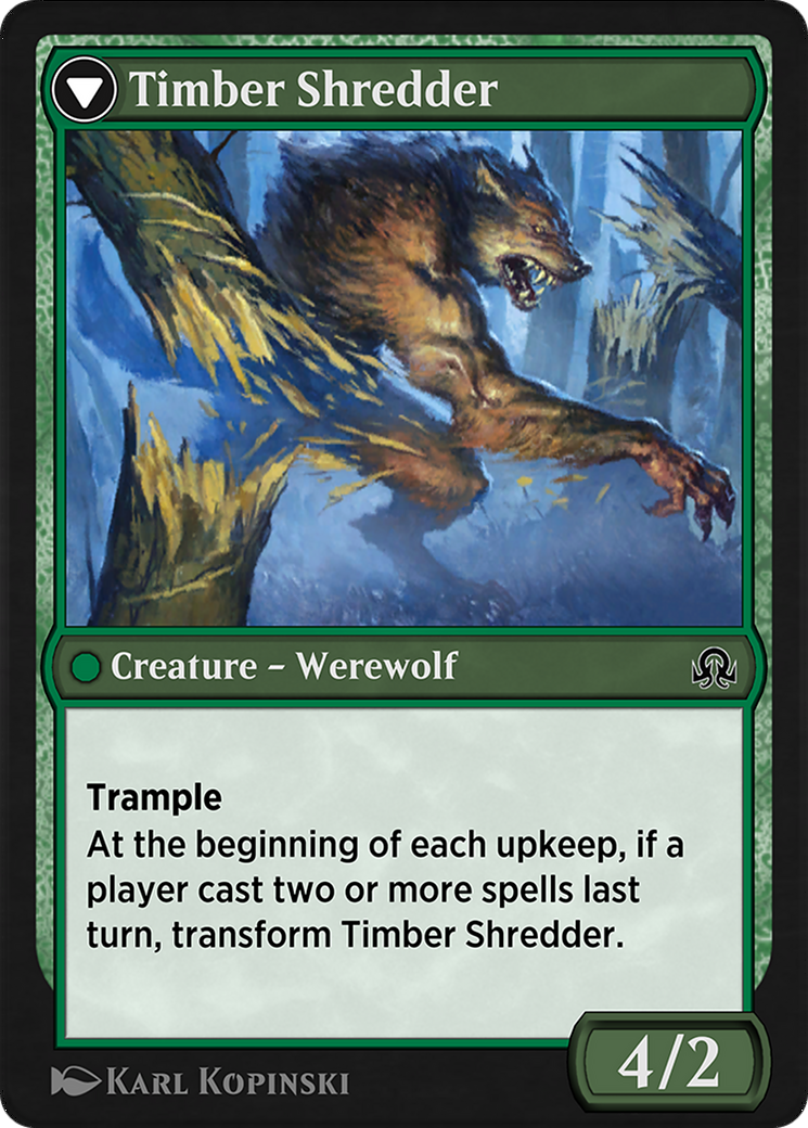 Image of Hinterland Logger // Timber Shredder (SIR-201) - Shadows over Innistrad Remastered