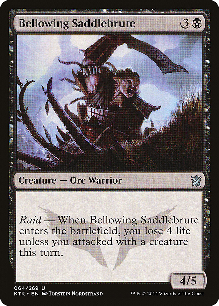 Image of Bellowing Saddlebrute (KTK-064) - Khans of Tarkir