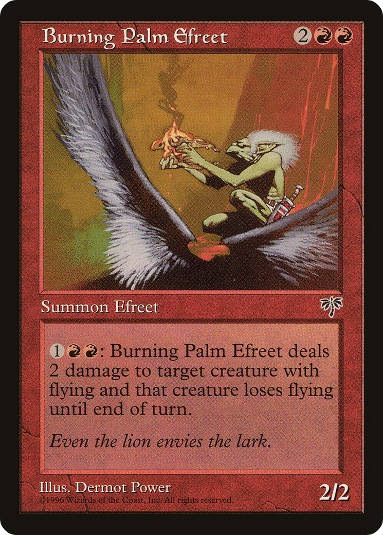 Image of Burning Palm Efreet (MIR-) - Mirage