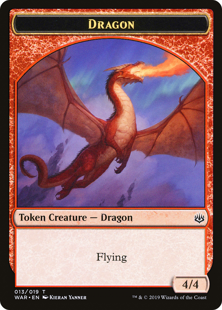 Image of Dragon Token (WAR-013) - War of the Spark Tokens
