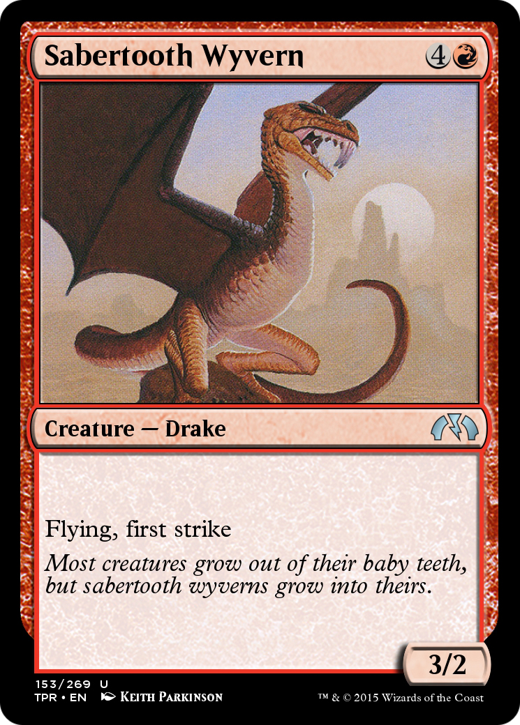 Image of Sabertooth Wyvern (TPR-153) - Tempest Remastered