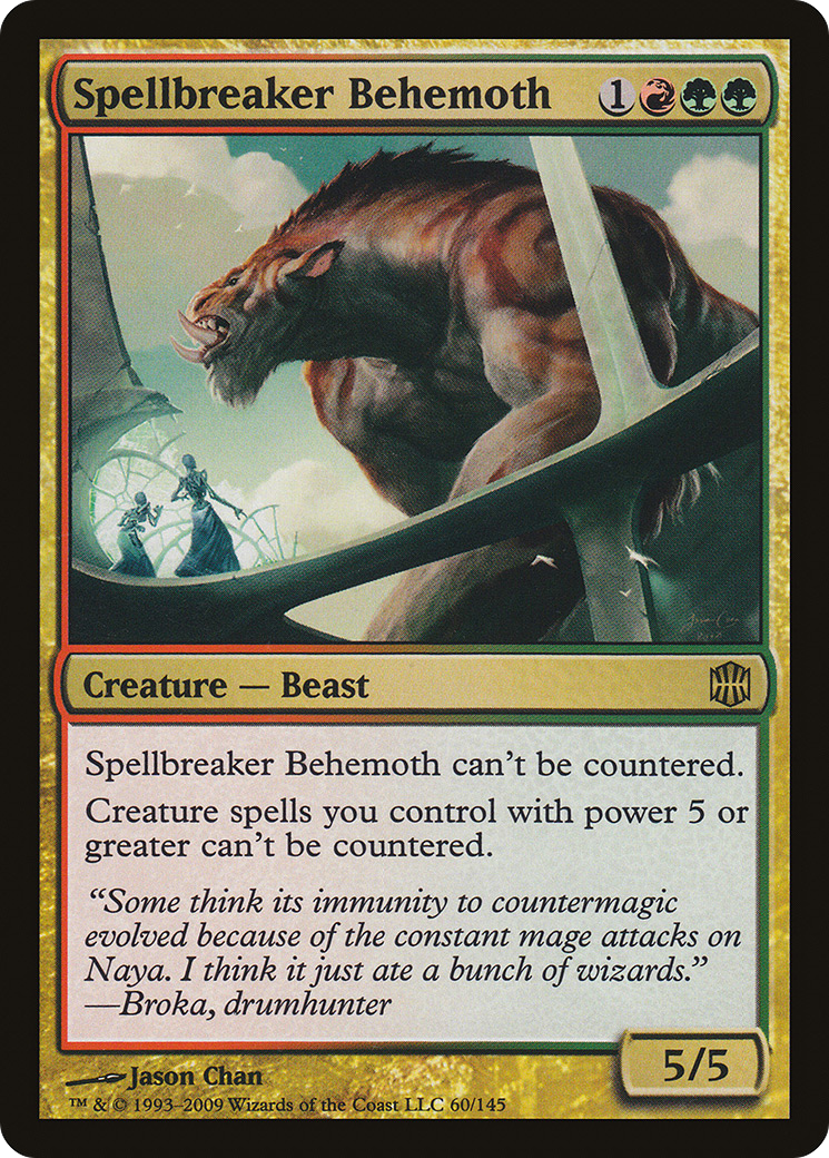Image of Spellbreaker Behemoth (ARB-060) - Alara Reborn Foil