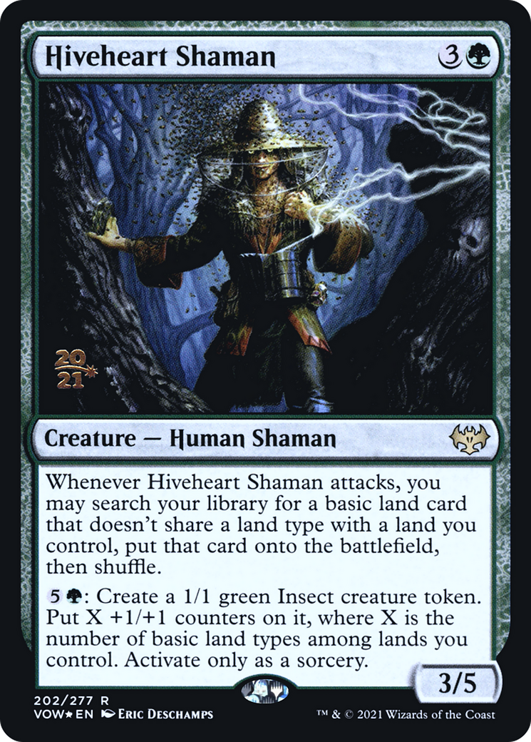 Image of Hiveheart Shaman (PRE-202) - Innistrad: Crimson Vow Promos Foil