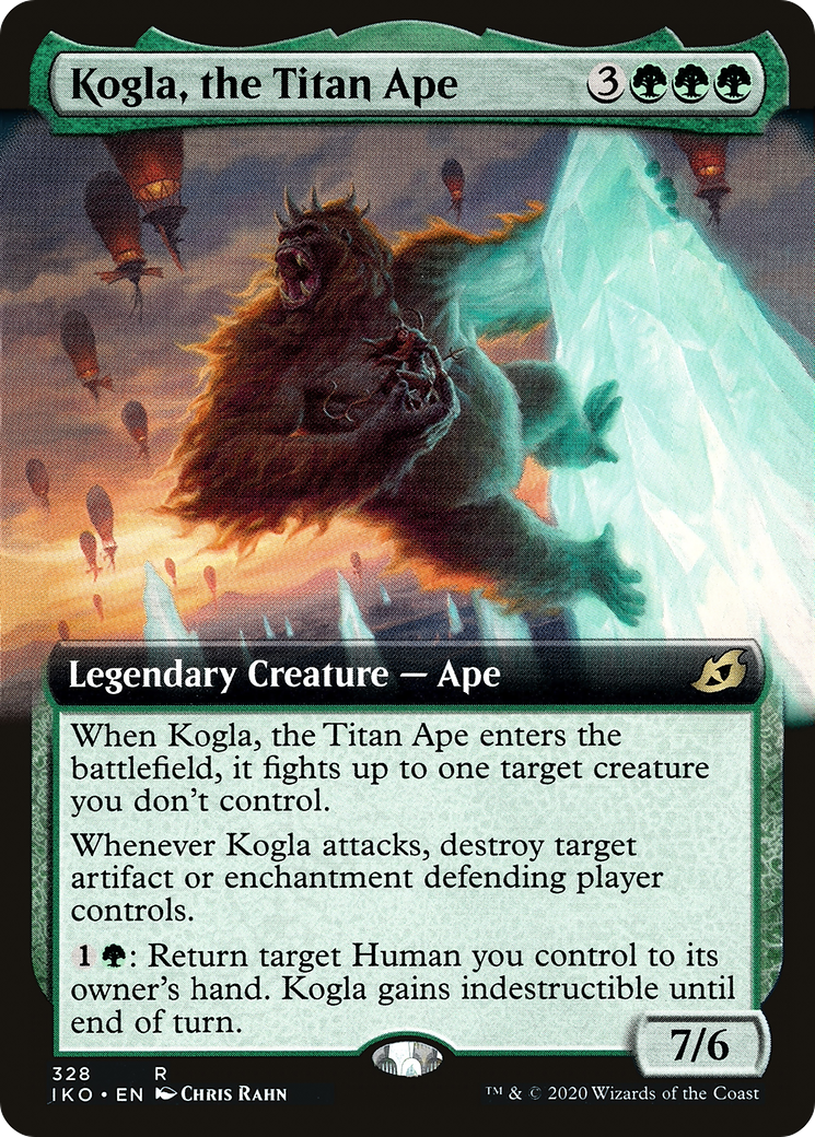 Image of Kogla, the Titan Ape (Extended Art) (IKO-328) - Ikoria: Lair of Behemoths: (Extended Art) Foil
