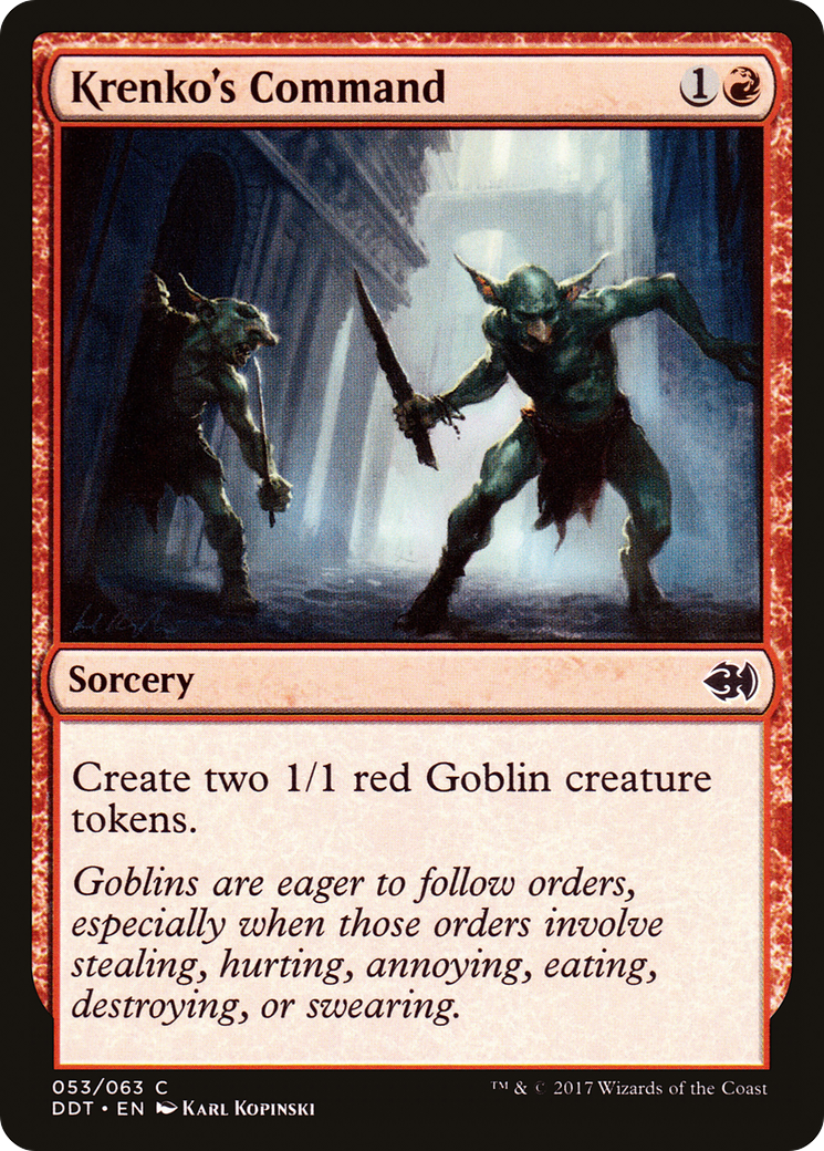 Image of Krenko's Command (DDT-053) - Duel Decks: Merfolk vs. Goblins