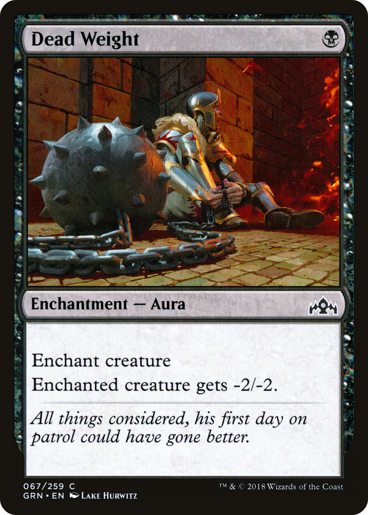 Image of Dead Weight (GRN-067) - Guilds of Ravnica