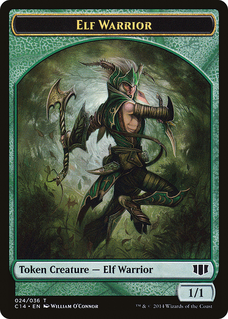 Image of Elf Warrior (TC14-024) - Commander 2014 Tokens