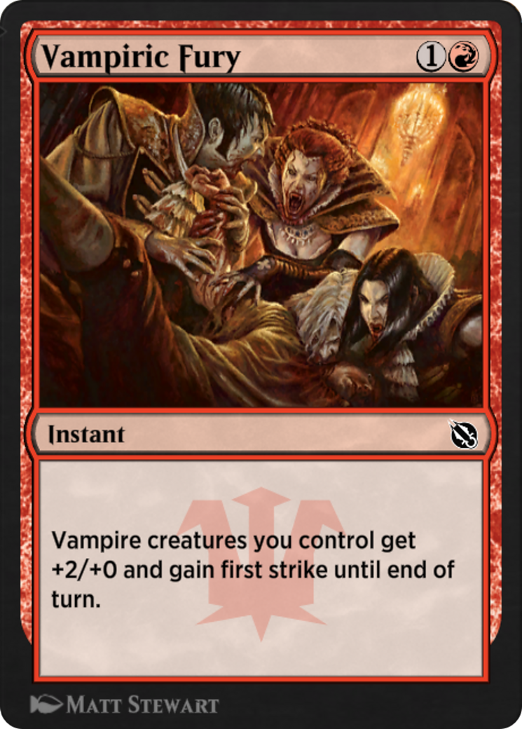 Image of Vampiric Fury (SIS-046) - Shadows of the Past
