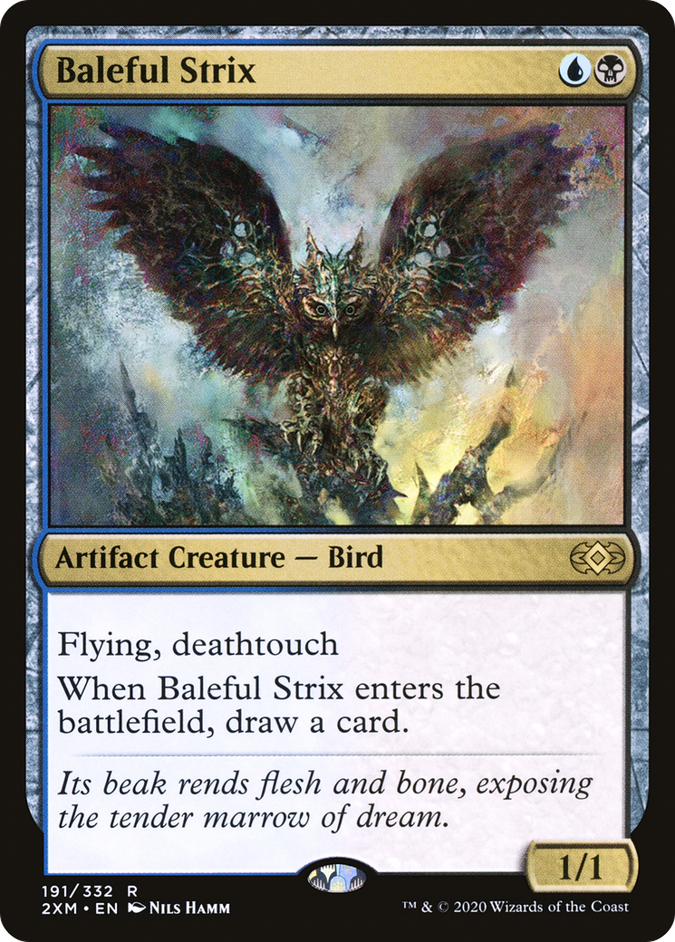 Image of Baleful Strix (2XM-191) - Double Masters Foil