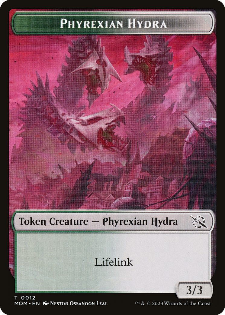 Image of Phyrexian Hydra (TMOM-012) - March of the Machine Tokens Foil