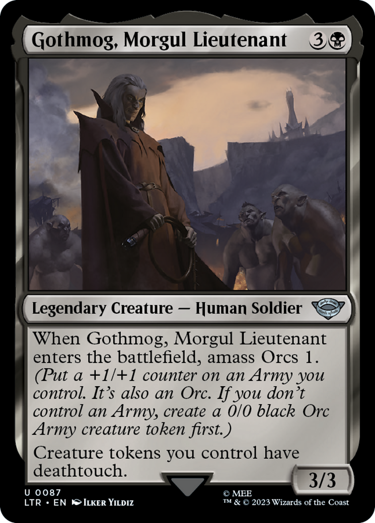 Image of Gothmog, Morgul Lieutenant (LTR-087) - The Lord of the Rings: Tales of Middle-earth Foil