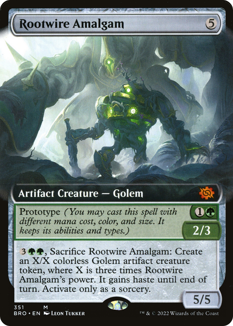 Image of Rootwire Amalgam (Extended Art) (BRO-351) - The Brothers' War: (Extended Art)