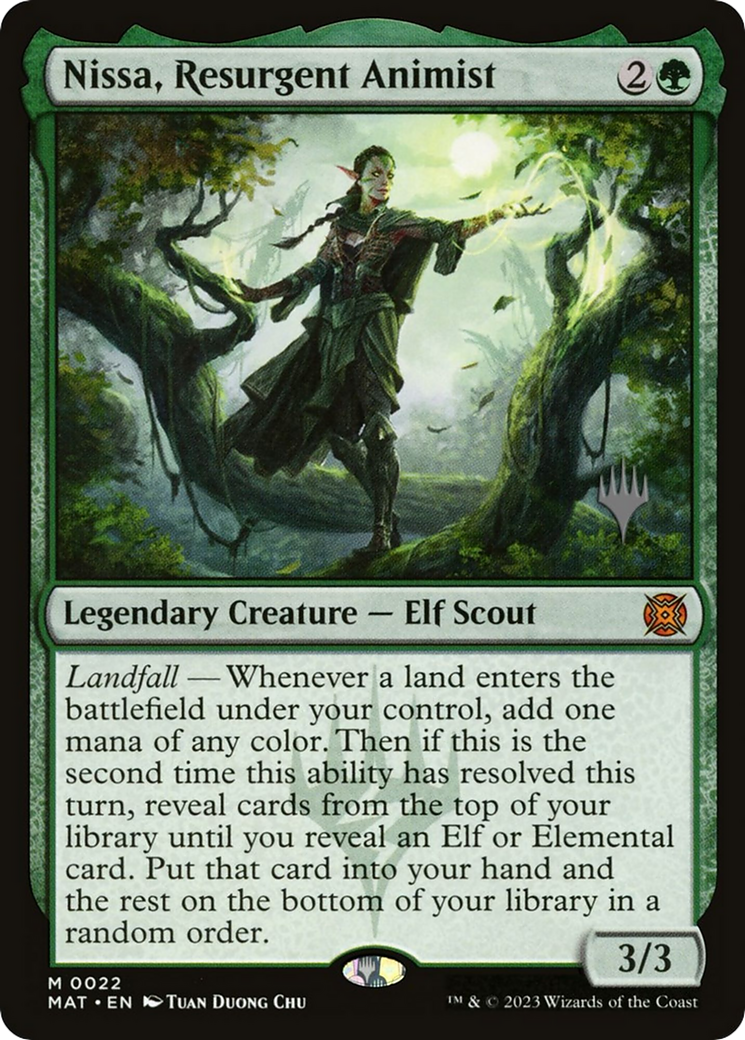 Image of Nissa, Resurgent Animist (PPMKM-022) - March of the Machine: The Aftermath Promos