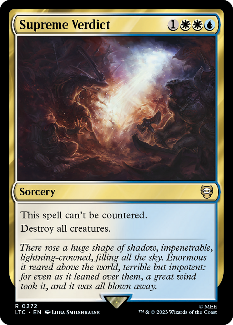Image of Supreme Verdict (LTC-272) - Tales of Middle-earth Commander