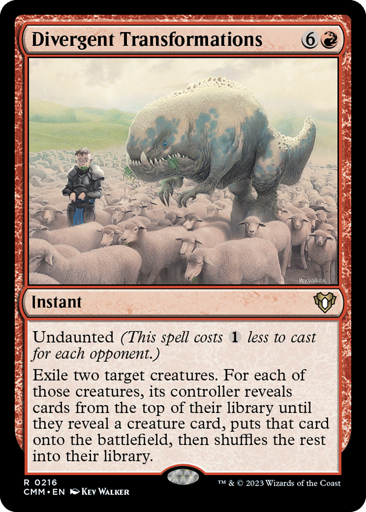 Image of Divergent Transformations (CMM-216) - Commander Masters