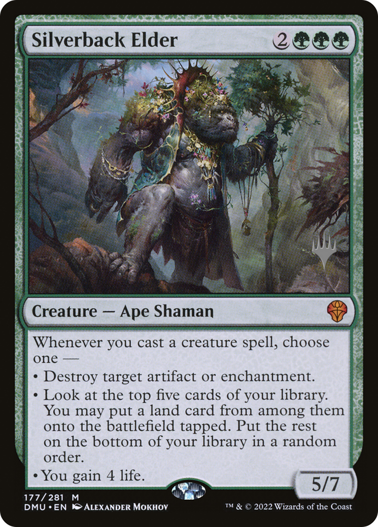 Image of Silverback Elder (PPDMU-177) - Dominaria United Promos Foil