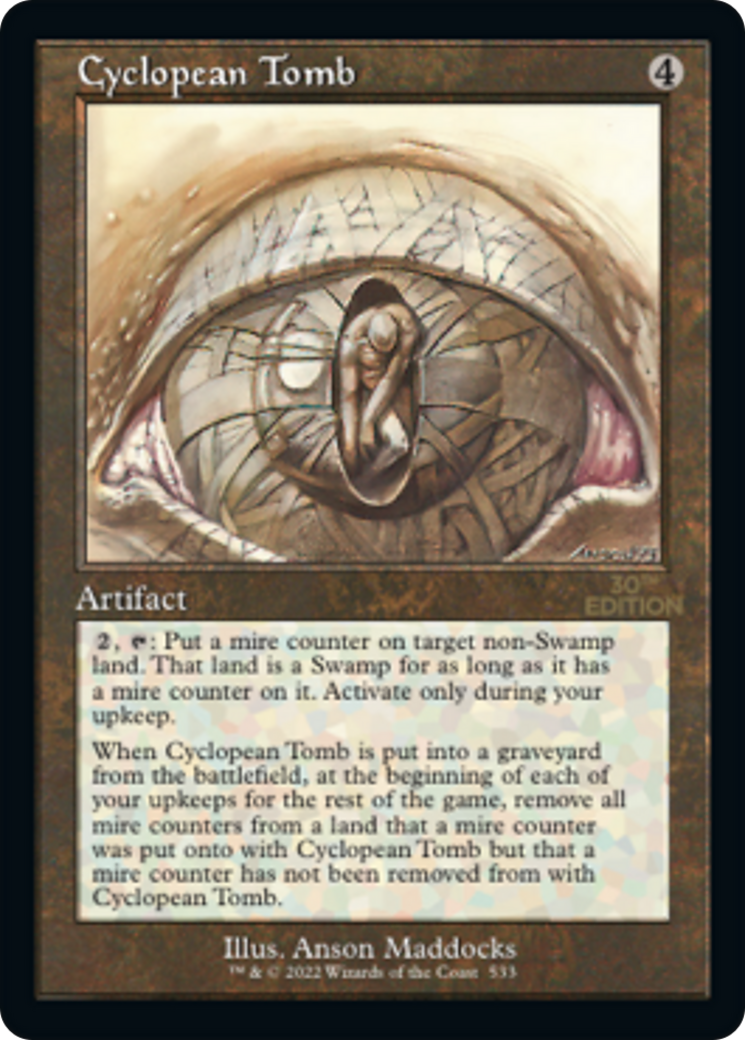 Image of Cyclopean Tomb (Retro Frame) (30A-533) - 30th Anniversary Edition