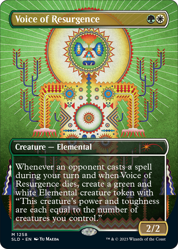 Image of Voice of Resurgence (SLD-1258) - Secret Lair Drop (Borderless)