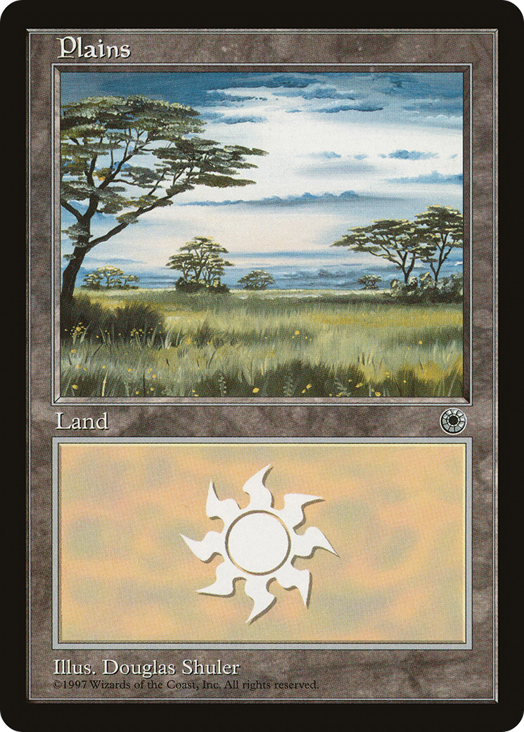 Image of Plains (White Sky) (POR-) - Portal