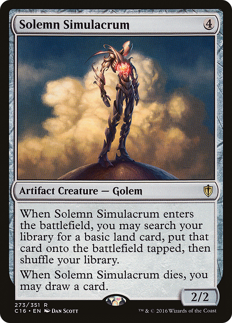 Image of Solemn Simulacrum (C16-273) - Commander 2016